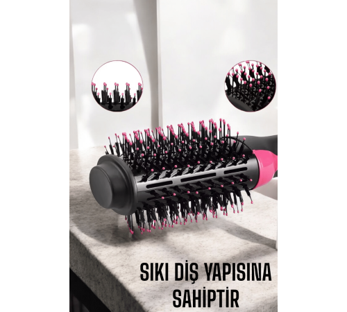 1200 Watt Gücünde, Negatif İyon Teknolojili, 3 Isı Kademeli Fön Tarağı