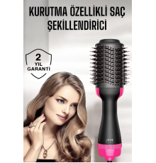 1200 Watt Gücünde, Negatif İyon Teknolojili, 3 Isı Kademeli Fön Tarağı