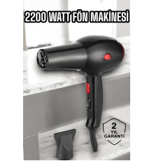 Soğuk ve Sıcak Üfleme Özellikli AC Motorlu Saç Kurutma Makinesi