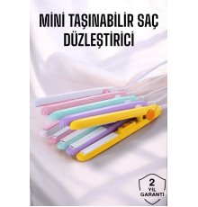 180°C Isı ve Uzun Süre Kalıcı Düzlük Sağlayan Mini Saç Düzleştirici
