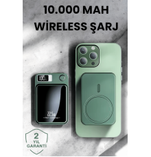 Pratik ve Taşınabilir 10.000 mAh Wireless Powerbank Hızlı Şarj Avantajı