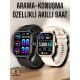 Suya Dayanıklı Bluetooth Akıllı Saat GPS, Adımsayar, Nabız & Sağlık Takibi