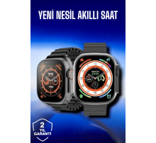 45 MM Gri Kasa Ultra Akıllı Saat Sesli Görüşme, Sağlık Takibi, Suya Dayanıklı