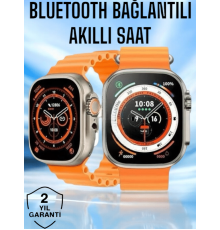 Yeni Nesil Ultra Akıllı Saat Titreşimli, Uyku & Sağlık Takibi, Çift Kordon