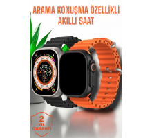 Suya ve Toza Dayanıklı 45 MM Akıllı Saat Bildirim ve Cevapsız Çağrı Görüntüleme
