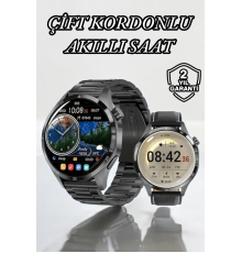 Çift Kordonlu Yüksek Çözünürlüklü Akıllı Saat Uyku İzleyici & Spor Modları