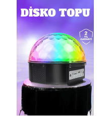 Kompakt Tasarımlı, Telefon Kontrollü Disko Topu Işıkları
