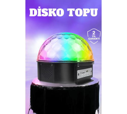 Kompakt Tasarımlı, Telefon Kontrollü Disko Topu Işıkları