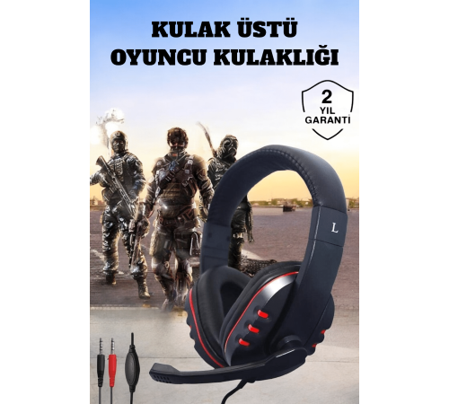 Mikrofonlu, Gürültü Engelleyici ve Dayanıklı Kulaklık: Oyun Performansınızı Zirveye Taşıyın