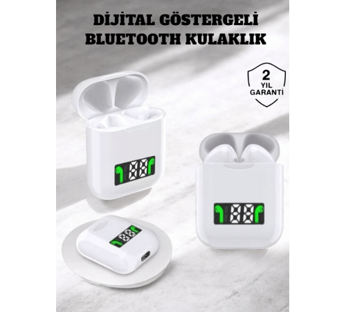 Dokunmatik Kontrol ve LED Göstergeli TWS Bluetooth Kulaklık
