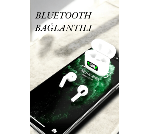 Dokunmatik Kontrol ve LED Göstergeli TWS Bluetooth Kulaklık