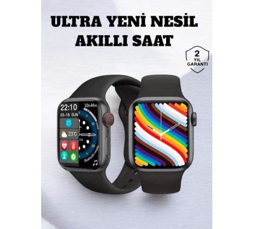 Akıllı Saat iOS ve Android ile Uyumlu Şık ve Çok Fonksiyonlu
