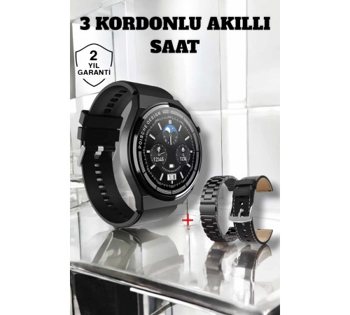 Akıllı Saat Uyku Ve Sağlık Takibi Bildirim Görme Arama Cevaplama