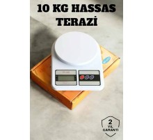 Hassas Terazi 10 kg Kapasiteli, Yüksek Hassasiyetli Dijital Mutfak Tartısı