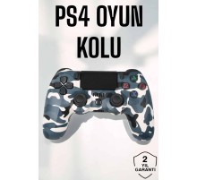 PS4 Oyun Kolu Kamuflaj Desenli Joystick