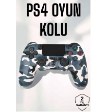PS4 Oyun Kolu Kamuflaj Desenli Joystick
