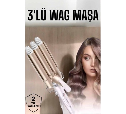 Wag Maşa Negatif İyon Teknolojili Isı Ayarlı Saç Maşası