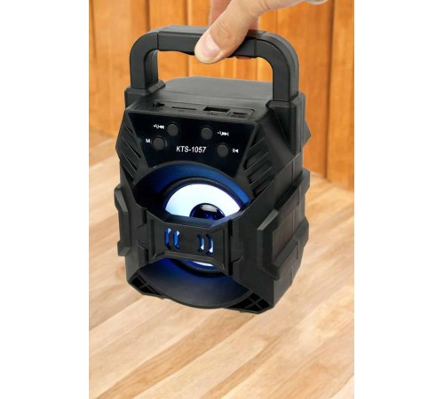 Işıklı Bluetooth Hoparlör Müzik ve Renkli Işık Taşınabiilir