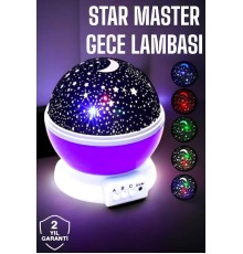 Çocuklara Özel Yıldızlı Gece Lambası