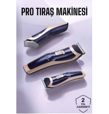 Profesyonel Şarjlı Saç ve Sakal Traş Makinesi Kolay Kullanım