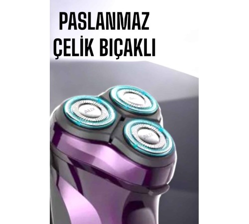 Profesyonel Şarjlı Saç ve Sakal Tıraş Makinesi Hassas Kesim