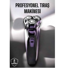 Profesyonel Şarjlı Saç ve Sakal Tıraş Makinesi Hassas Kesim