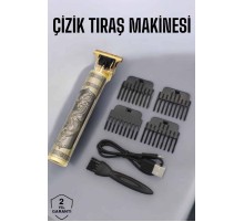 Profesyonel Şarjlı Saç ve Sakal Şekillendirici Çizik Tıraş Makinesi