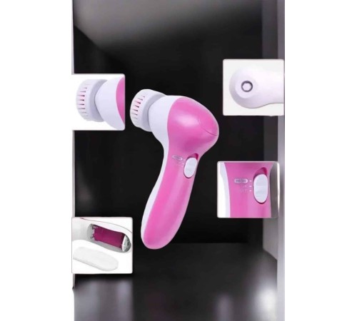 Taşınabilir Yüz Temizleme Cihazı Masaj, Peeling, Temizlik 5 Başlıklı