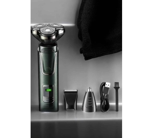 3 Başlıklı Profesyonel Saç ve Sakal Bakım Seti Vücut, Burun ve Kulak Tüy Alma