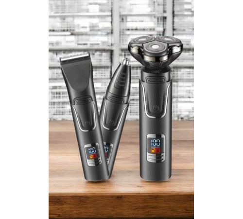 Yüksek Performanslı 3 Başlıklı Profesyonel Tıraş Makinesi