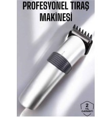 Erkeklere Özel Şarjlı Saç ve Sakal Kesme Tıraş Makinesi Seti