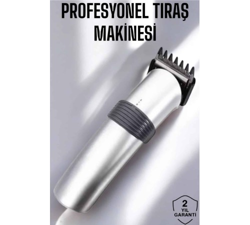 Erkeklere Özel Şarjlı Saç ve Sakal Kesme Tıraş Makinesi Seti
