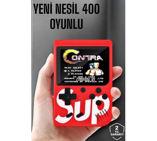 Çocuklara Özel SUP 400 Oyunlu Mini Oyun Konsolu