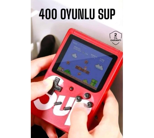 Taşınabilir El Atarisi SUP 400 Oyunlu Mini Oyun Konsolu