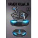 Bluetooth  Kulaklığı Led Işıklı Kablosuz ANC Özelliği