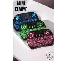 USB Bağlantılı Mini Q Klavye Işıklı Tüm Cihazlara Uyumlu