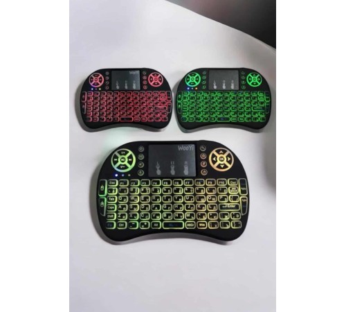 USB Bağlantılı Mini Q Klavye Işıklı Tüm Cihazlara Uyumlu