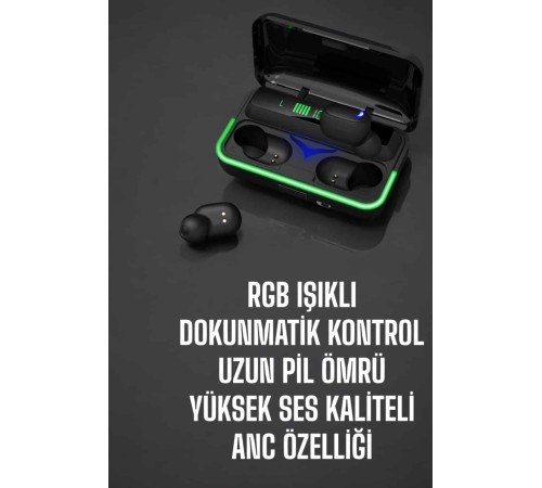 Bluetooth Kulaklık Powerbankli Yüksek Ses Kaliteli Şarj Göstergeli