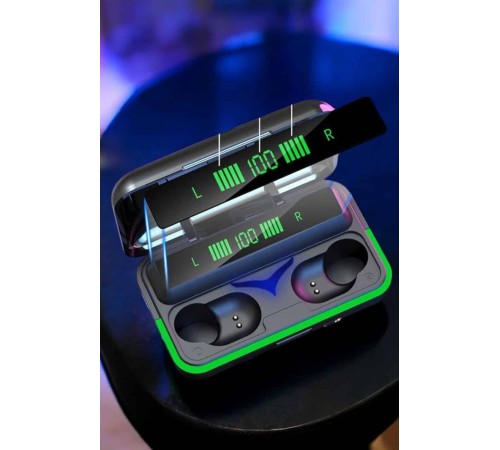 Powerbank Özellikli Kablosuz Bluetooth Kulaklık RGB Işıklı