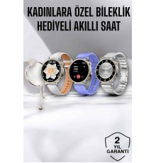 Akıllı Saat Bileklik Hediyeli Arama Cevaplayan Bluetooth Bağlantılı