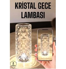 Kristal Dokunmatik Ve Kumandalı Masa Ve Gece lambası