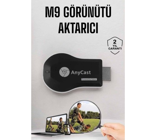 M9 Plus Hdmi Kablosuz Görüntü Ve Ses Aktarıcı HD Görüntü