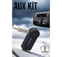 Tüm Araçlara Uyumlu Aux Car Bluetooth Kablosuz Araç Bağlantı Kiti