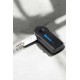 Kablosuz Bluetooth Aux Araç Kiti Siyah Hafıza Kartlı