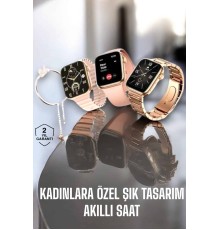 Akıllı Saat Kadınlara Uyku Ve Sağlık Takibi Yapabilen Bileklik Hediyeli