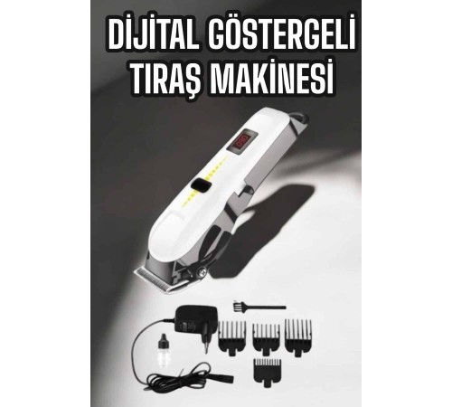 Tıraş Makinesi Uzun Ömürlü Batarya, Keskin Bıçaklar ve Profesyonel