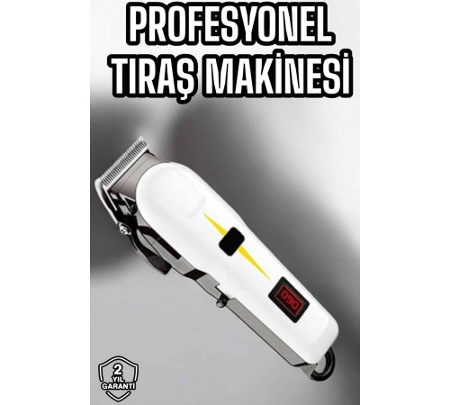 Tıraş Makinesi Profesyonel Saç Ve Sakal Kesme Milim Ayarlı Dijital Göstergeli