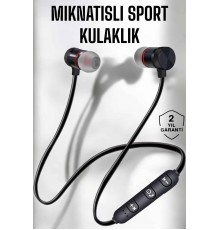 Kablolu Mıknatıslı Sport Kulaklık Bluetooth Bağlantılı