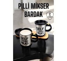 Mikser Kupa Yazılı Mug Bardak Karıştırma Özelliği