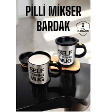 Mikser Kupa Yazılı Mug Bardak Karıştırma Özelliği